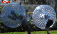 people enjoy riding body zorb ball